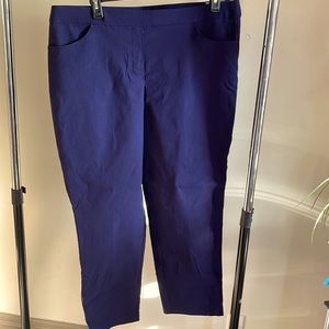 NWT navy blue stretch slacks office pants